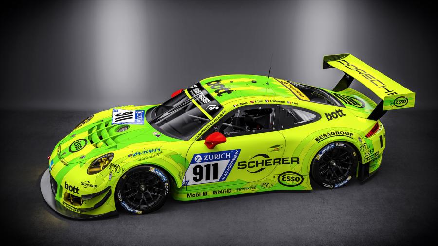  Porsche 911 GT3 R 2016 года  (фото 5 из 11)